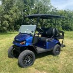 NEW EZ-GO ELECTRIC BLUE EXPRESS S4 GAS GOLF CART