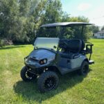NEW EZ-GO SLATE GRAY EXPRESS S4 GAS GOLF CART