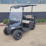 BLACK GAS GOLF CART