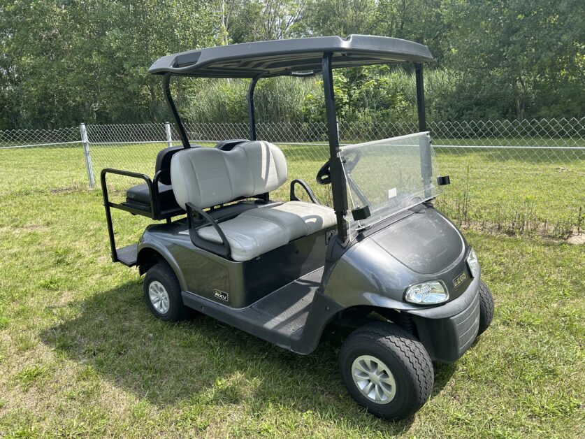 2020 METALLIC CHARCOAL GOLF CART, EZ-GO RXV