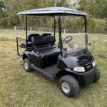 USED 2020 EZGO RXV LI-ION ELECTRIC GOLF CART, BLACK